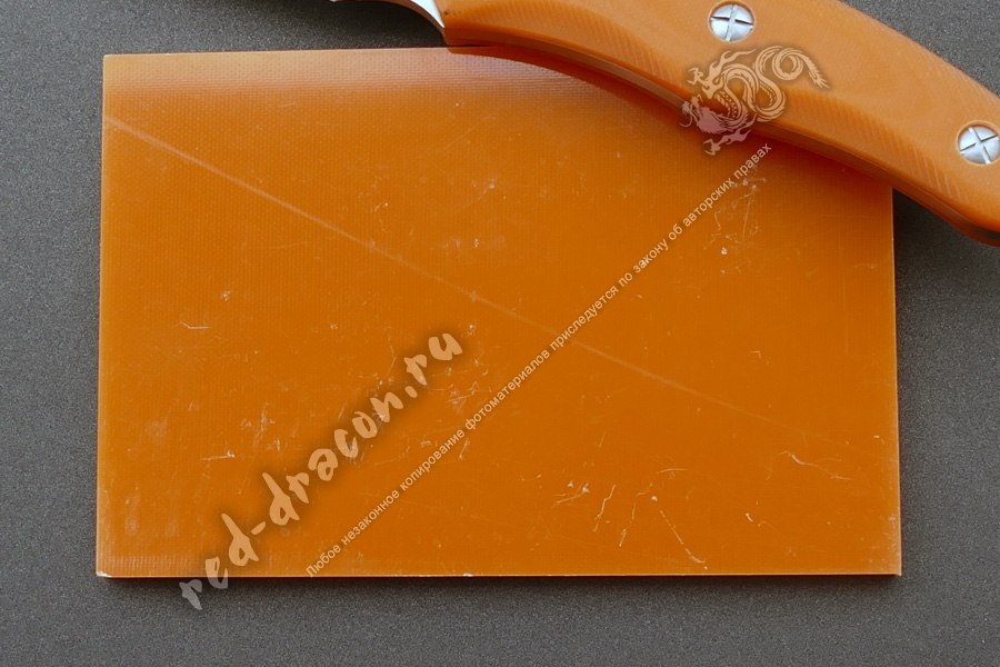 Материал для рукояток G10 orange