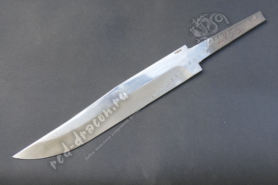 Клинок для ножа 110х18 za2455